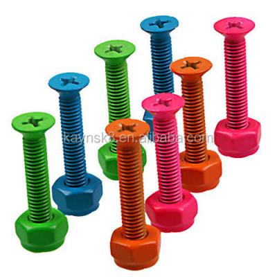 China Aluminum Skateboard Trucks Hardware Bolts , 1.5