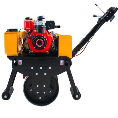 China Hotels Walk Behind Mini 500Kg Single Drum Hand Asphalt Small Tandem Rollers Compactor for sale