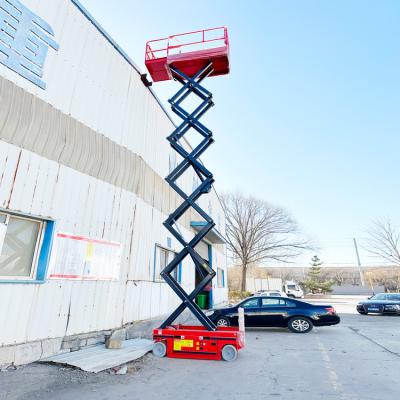 China Hotels China Factory All Terrain 4-12m Hydraulic Track Crawler Lift Platform for sale