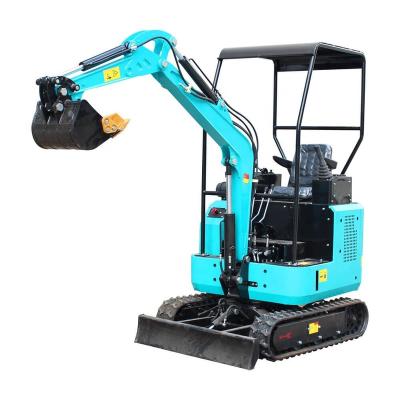 China Hotels HUAQI Minibagger Crawler 1 Ton Mini excavadora Escavator Pelle Digger Mini Excavator for sale