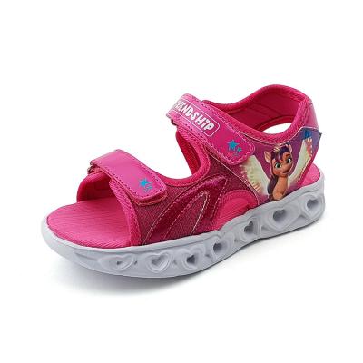 China Factory Wholesale Summer Beach Water Shoes Kids Round Glitter Jelly Sandals Outdoor School Sport Sandals For Kids Toddler Boy for sale