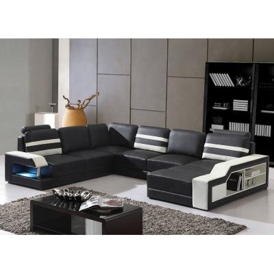 China Sofa With Factory Design New Design Adjustable Black U Shape Bed Headrest +sofa Modern Couch Living Room Sofa for sale