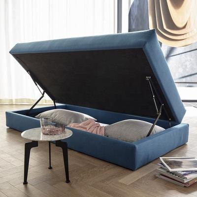 China Eco-friendly Cheap Price Space Saving Indoor Home Daybed With Storage Sofa Cum Bed for sale