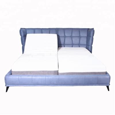 China Eco-friendly Modern Multi Function Massage Electric Bed Adjustable Folding Italian King Bed Base for sale