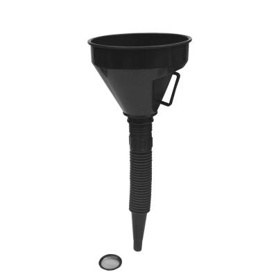 China Water Eco-friendly Auto Flexible Fuel Diesel Fuel Filter Nozzle Plastic Car Funnel for sale