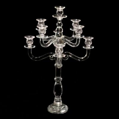 China ECO-frendly MH-Z158 9am Wedding Crystal Candle Holder Candle Holder for sale