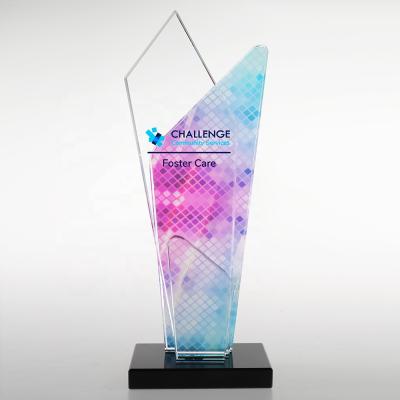 China New Design Europe MH-J165 Crystal Award Crystal Trophy Crystal Awards And Trophies for sale