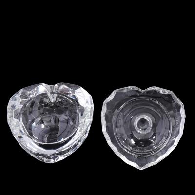 China China MH-SS003 Home Decoration Mini Gift Box China Crystal Glass Heart Shape Jewelry Box Trinket Box for sale