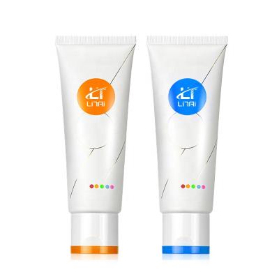 China Custom Super Soft Touch Cosmetic Tube Hand Cream Tube Face Wash Tube With Double Colors Spill Cover for sale