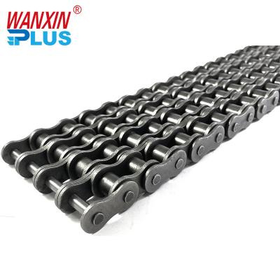 China Stronger transmission parts tensile strength ANSI 50 with grease transmission chainsconnect link and 4 rivets conveyor chains roller chains for sale