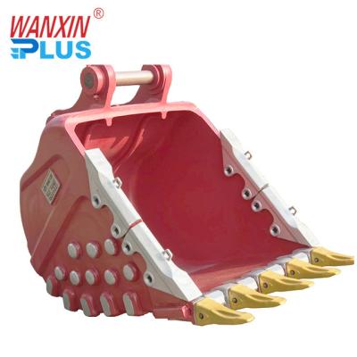 China WANXIN Machinery Repair Shops Excavator Spare Parts Bucket Excavator Rock Spare Bucket for sale