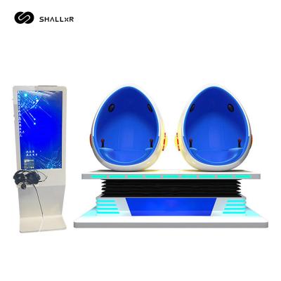 China Metal Shallxr 2 Player Double Egg Seat 9d Game Cinema Vr Simulator Egg Chair zu verkaufen