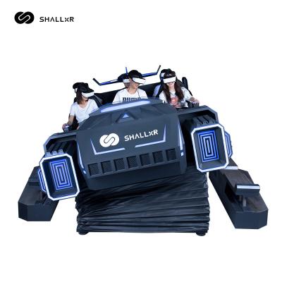 Cina Metal Shallxr Earn Money 6 Seats VR Game Machine Virtual Reality 9D VR Shooting Cinema Chair Simulator in vendita