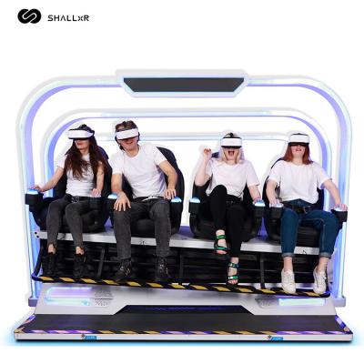 Cina Metal Shallxr Dynamic Virtual Reality Vr Game Chair Motion Simulator 4 Seats 9D Vr Cinema Equipment in vendita