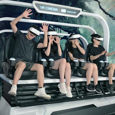 중국 ShallxR 9D Metal Virtual Reality Simulation Rides Immersive Shooting Interactive Games 4 Seats Vr Cinema Motion Chair 판매용