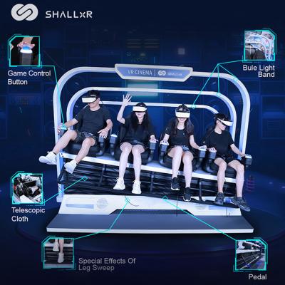 중국 Metal Win Again 2022 VR Game Machine Virtual Reality Cinema 9D VR Chair Simulator 4 Seats 판매용