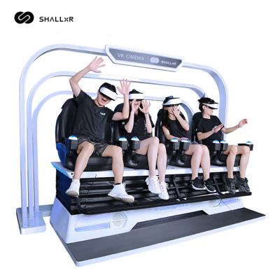 Cina Metal VR Cinema Motion 4 Seats 9D Simulator VR Game Equipment Dynamic Virtual Reality 9D 4 Player Full Of Fun in vendita