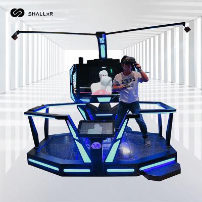 China Metal ShallxR 9D Motion Platform VR Game Machine Shooting Simulator VR Motion Simulator Walking Boxing Virtual Reality for sale