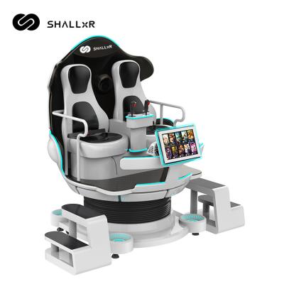 Chine Classic Metal Roller Coaster Vr Egg Chair Space Capsule Simulator With Vr Headset à vendre