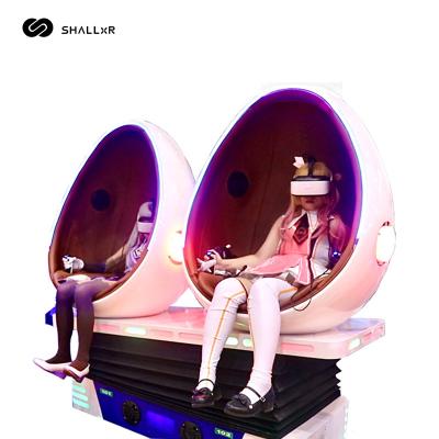 중국 Metal Shallxr 2 Player Egg Seat Vr Game Cinema 9d Double Vr Simulator Egg Chair 판매용