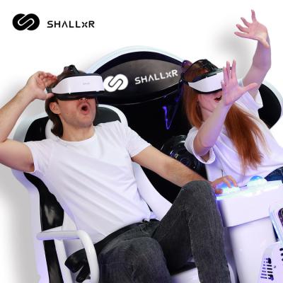 Китай Metal 9d Vr Egg Chair With 2 Seats For Vr Theme Park Amusement Park продается