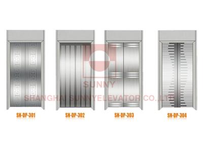 China Mirror / Hairline / Etched Elevator Door Plates Panel Elevator Parts for sale