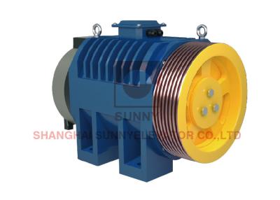 China 380V Passenger Elevator Lift Motor / Elevator Gearless Motor Single Wrap for sale