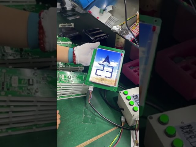 DC24V Elevator LCD Display Support LCI Switching Energy Saving