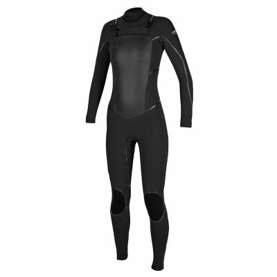 China New Nice Design Easy Entry Women's 5/4mm Dry Suit Custom Printed Neoprene Diving Wetsuit Antibacterial With Key Pocket for sale