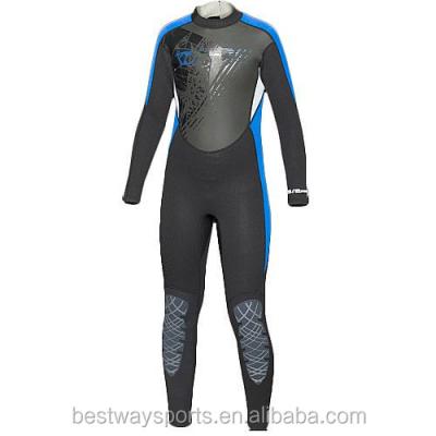 China 2021 New Wholesale Kids Anti-UV Fullsuit Kids Swimming Suit Neoprene Surfing Wetsuit for sale