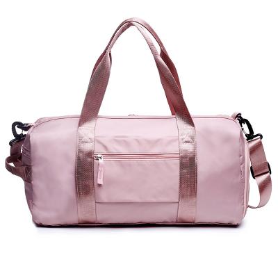 China Fashion Travel Go Out Women Essential Portable Large Pink Cute Waterproof Duffel Bag Ladies for sale