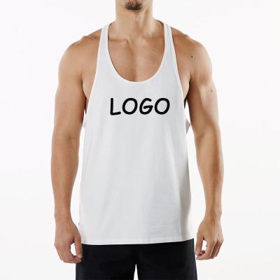 China Sports Plus Size S-3XL Muscle Fitness Round Neck Vest And Leisure T-shirt Sleeveless Large Size I-shaped Slit Vest for sale