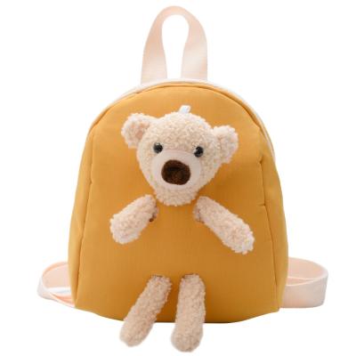 China The other Korean version toddler school bag tide boys and girls backpack new cute cartoon children's teddy bear bag backpack small for sale