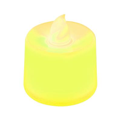 China Velas LED CHANGING Flickering Electric Candles Flameless Candle Tea Light Batteries COLOR Included Chandelle Weddings Decoration for sale