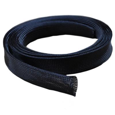 China Corrosion Resistance China Made Braided Sleeve Rope Protector Wire Loom Tubing Sleeve Flame Retardant Zipper Cable Sleeving Flexible for sale