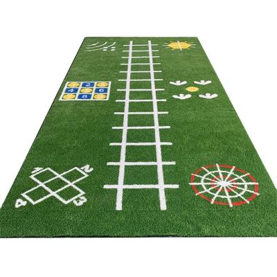 China Manufacturer Wholesale Finely Processed Artificial Grass Landscaping Fits Futsal Gymnasium Lawn 35mm for sale