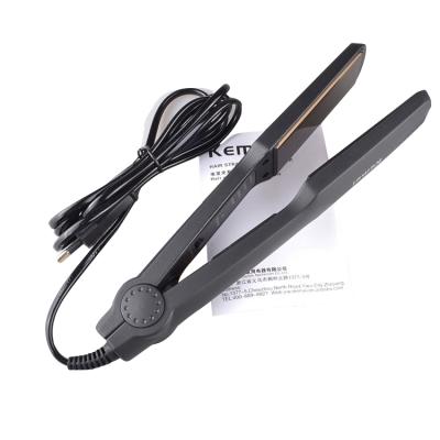 China New Arrival Kemei KM-329 Commercial Hair Straight Curler 2 In 1 Wide Flat Iron Titanium Flat Iron Hair Straightener for sale