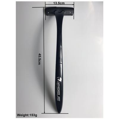 China 2021 Single Blade Back Razor With Foldable Handle Men's Long Hair Trimmer Back Shaving Hair Removal For Men for sale