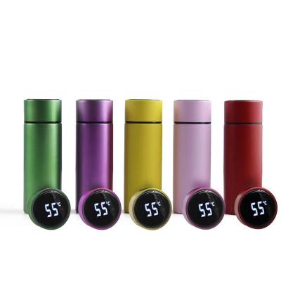 China Last Viable Digital Thermos Flask Temperature Control Stainless Steel Intelligent Led Water Bottle for sale