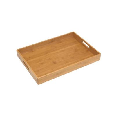 China Wholesale Low Price Tray Hotel Restaurant Tray Wine Rectangular Bamboo Tray CLASSIC for sale