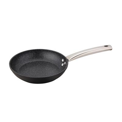 China Wholesale Viable 10.2 Inch Stick Non Frying Pan Heat Resistant Round Frying Pan Aluminum Forging Frying Pan for sale