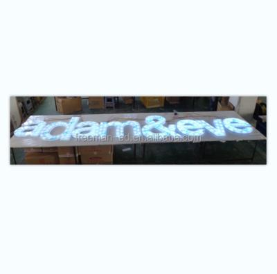 China LED Advertising Letters Letter Led 3D Logo Custom Store Sign LED Changeable Acrylic Letters for sale