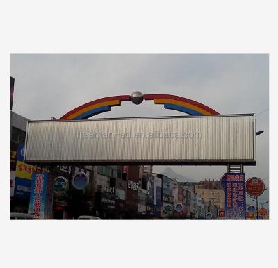 China Outdoor Billboard Roadside Advertising Billboard Bridge Billboard Trivision Billboard for sale