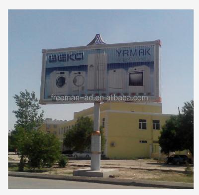 China outdoor advertising billboard trivision trivision unipole billboard billboard billboard for sale