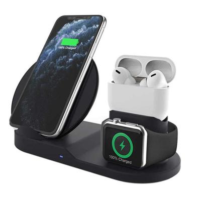 China Mobile Phone 10W 15W 20W Qi Wireless Charger 3 in 1 Wireless Charging Dock for Apple 3in1 Charging Dock for Apple iPhone iWatch AirPods for sale