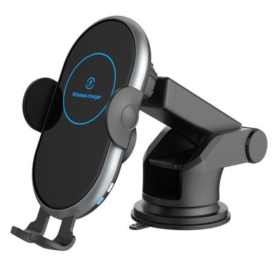 China Low Price R3 15W Sensor Phone Holder Wireless Charger Auto Clamp High Tech Qi Mobile Phone Qi Wireless Charger Car Mount for sale