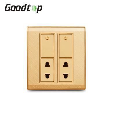 China Security and Fashion Goodtop 2021B2 2+2 Wall Switch and Socket for sale