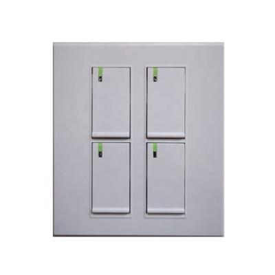 China Security and Fashion Goodtop 2021W8 4gang Wall Switches for sale