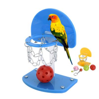 China Wholesale Durable Ball Viable Mini Shopping Cart Puzzle Pet Toy Parrot Training Toys Costume Chew Set for sale