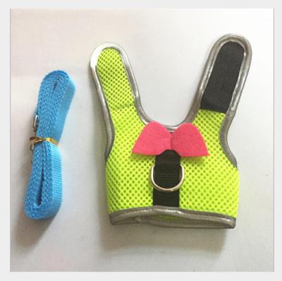 China Viable Professional Manufacturer Multicolor Adjustable Pet Harness And Leash for sale